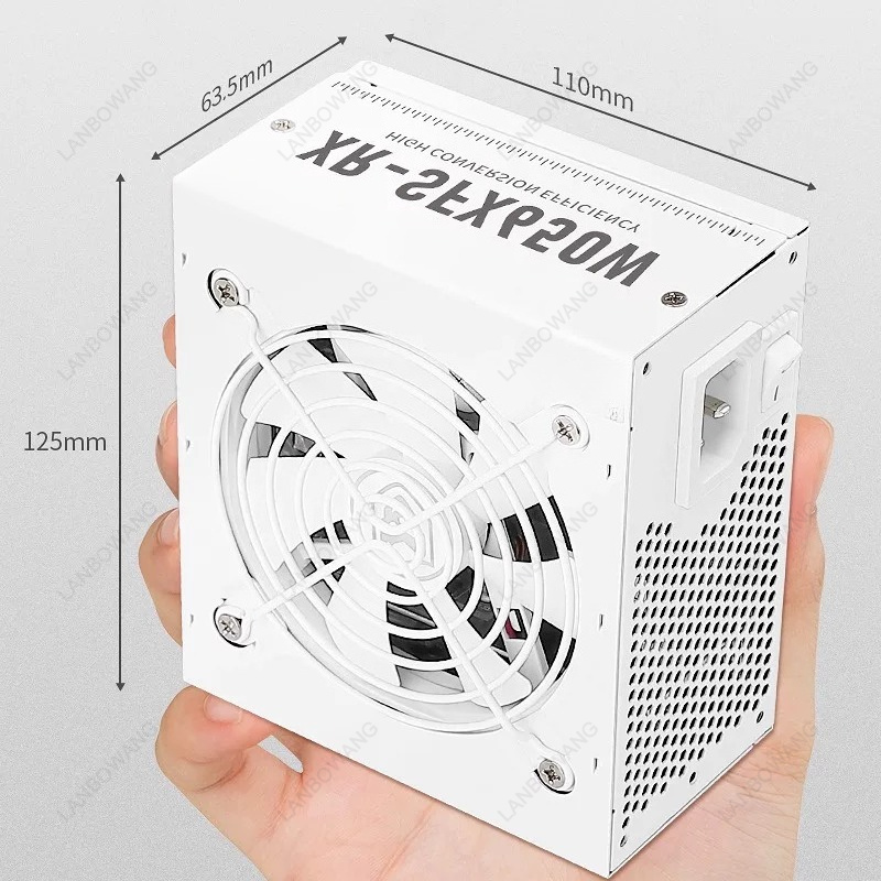 750W Sfx Fully Modular Power Supply - Weißes SFX Vollmodulares Netzteil 550W 650W